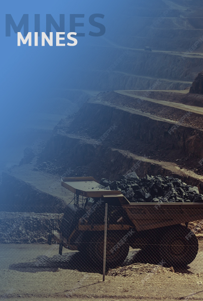 mine site with truck