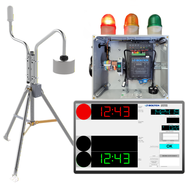 ERL-10 KIT-2 Dual Sensor Lightning Detection Package - Boltek Lightning ...