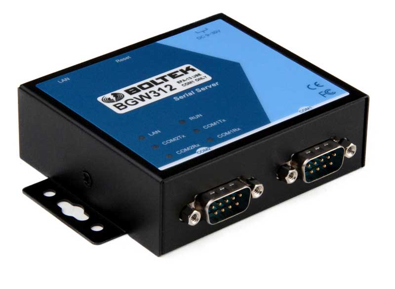 Ethernet Serial Server - front view